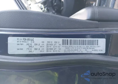 2018 Dodge Durango Gt Awd z USA, uszkodzony, nr VIN 1C4RDJDG4JC395535